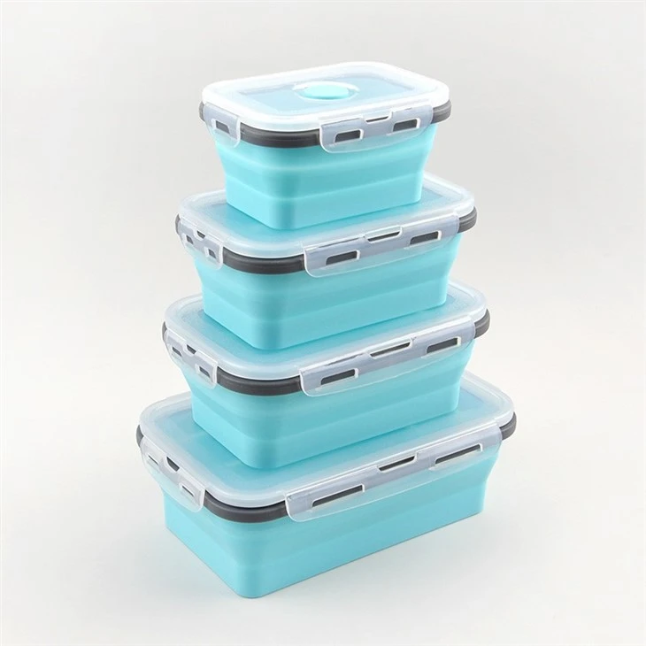 Square Silicone Lunch Box factory
